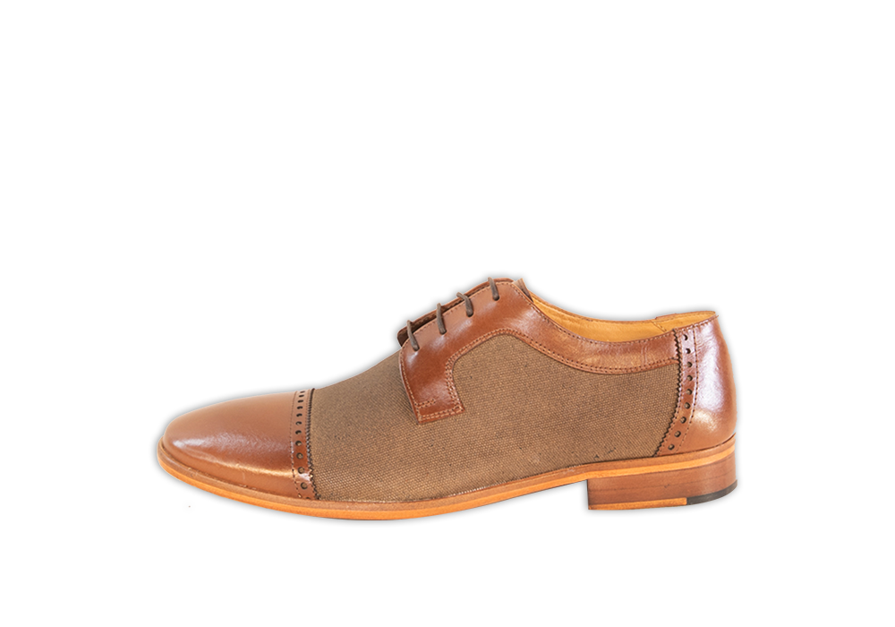Artelio Octavian honey leather sole dress shoe with a classic formal profile