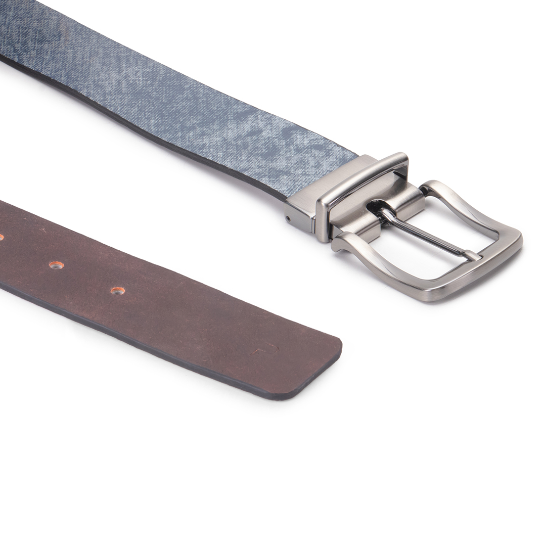 Metamorphosis Belt Denim & Brown (Reversible)